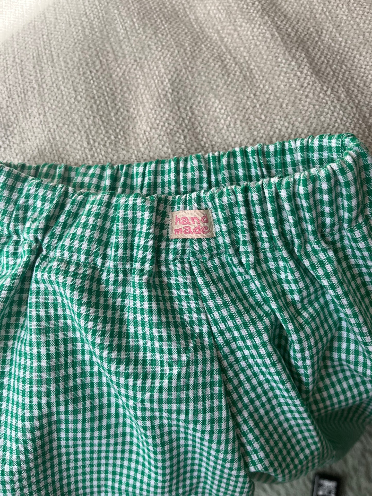 Green checkered