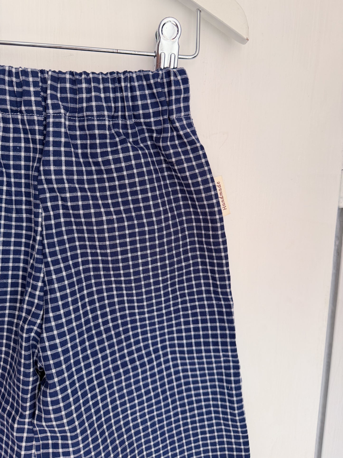 Dark blue checkered