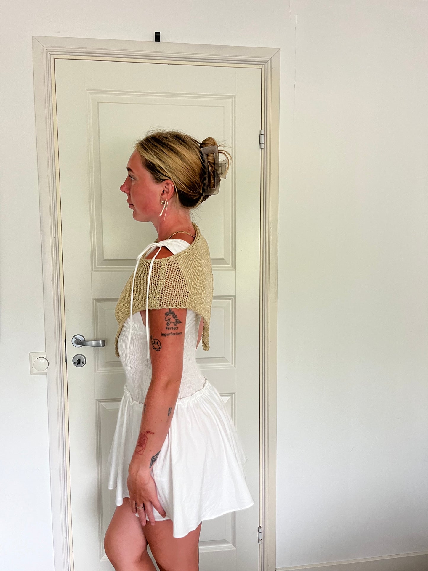 Gold poncho
