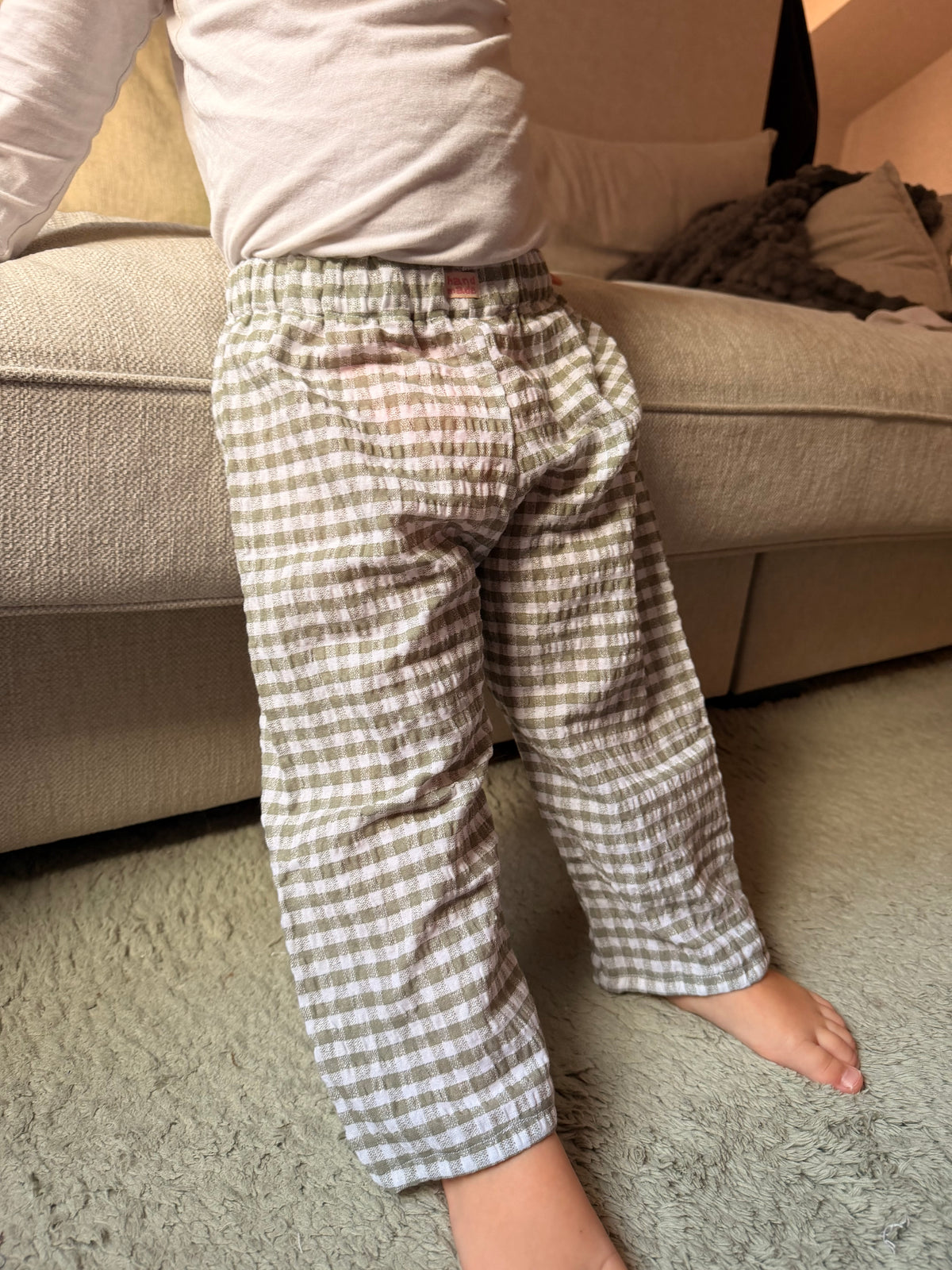 Khaki checkered