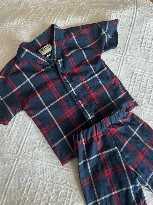 Navy pyjamas