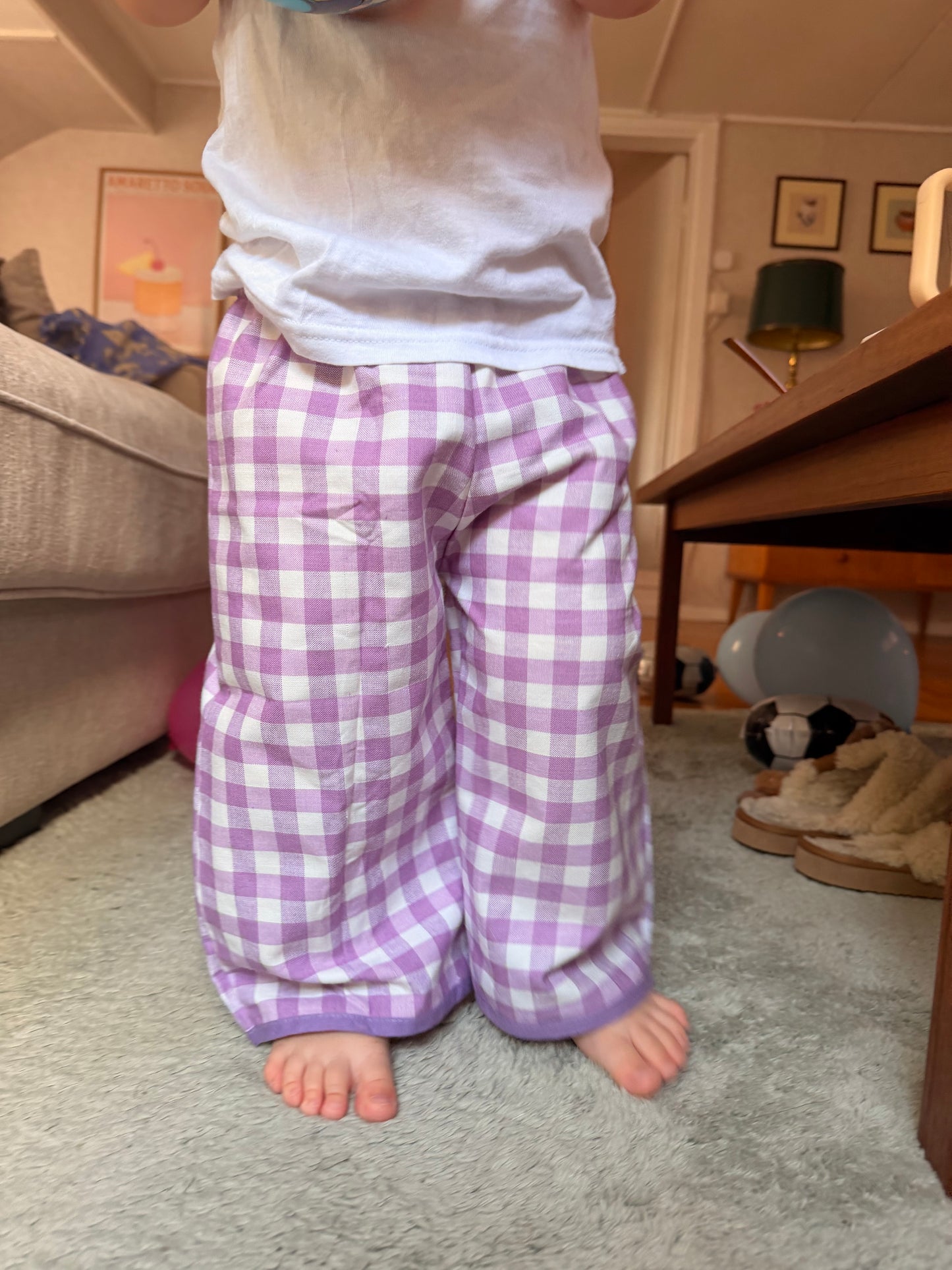 Purple checkered