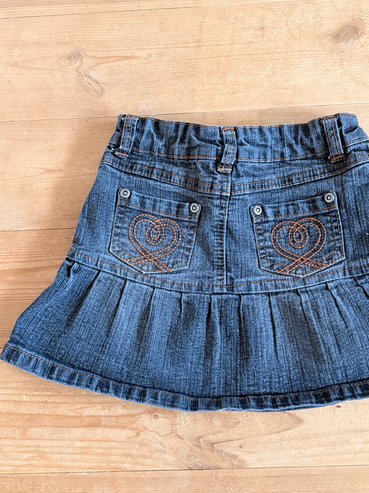 Peplum jeansskirt