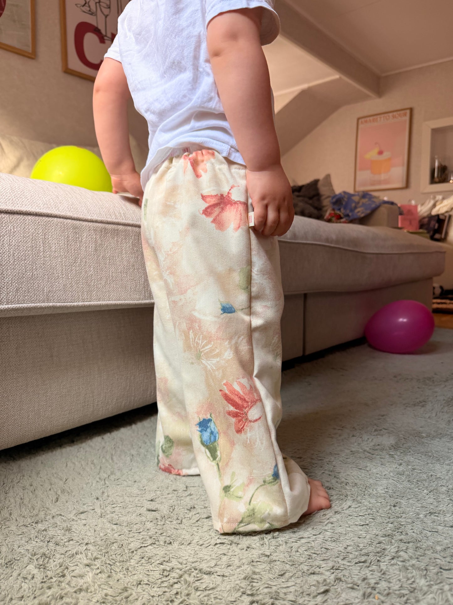 Beige with flowers