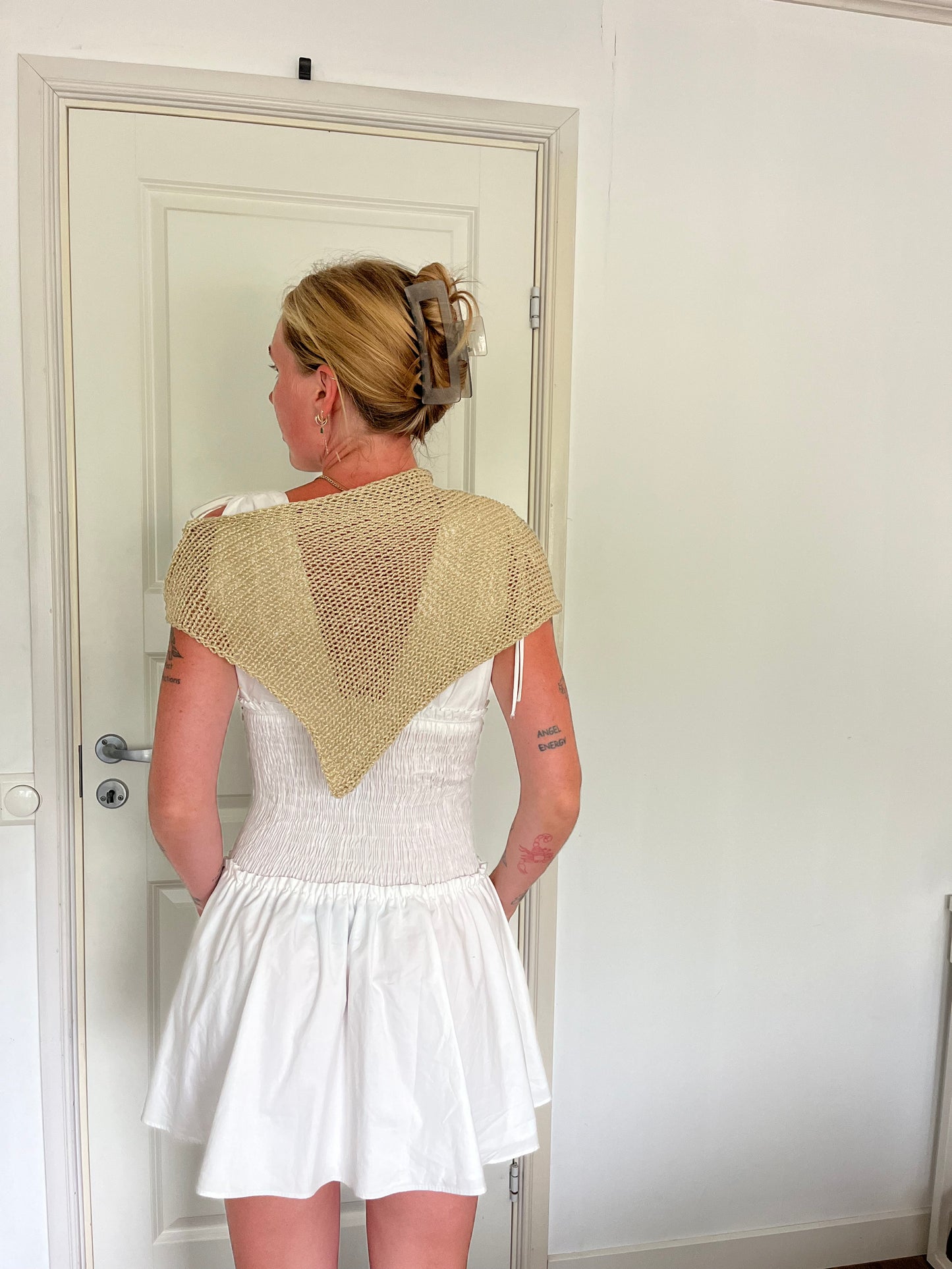 Gold poncho