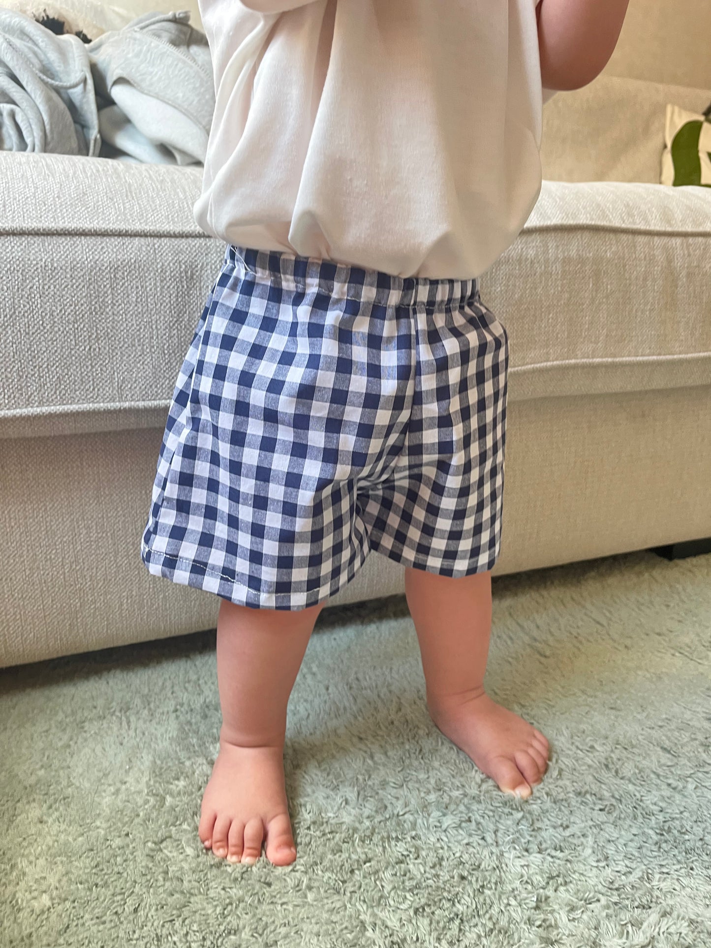 Blue checkered